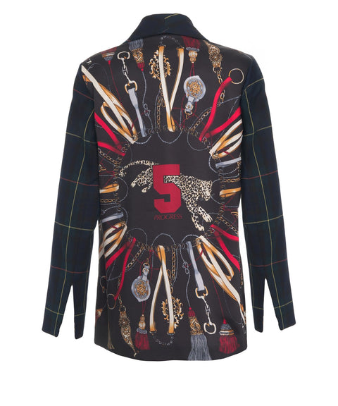 Blazer mit Logopatch