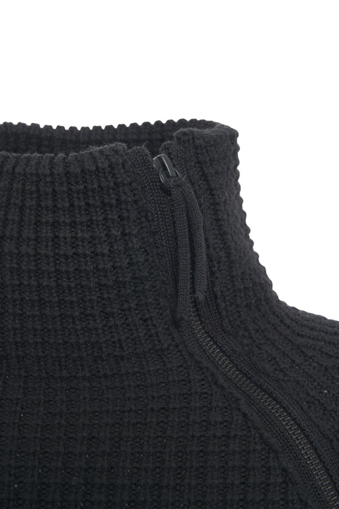 Pullover mit Reißverschluss am Kragen