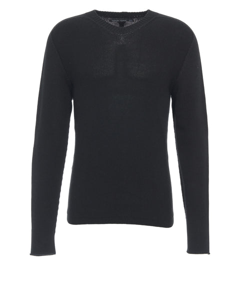 Pullover con scollo a V