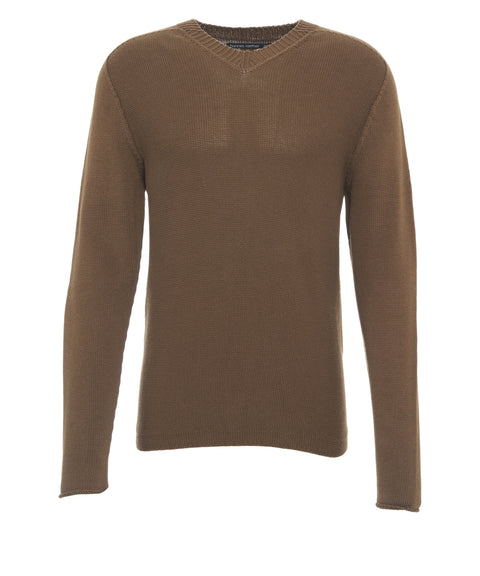 Pullover con scollo a V