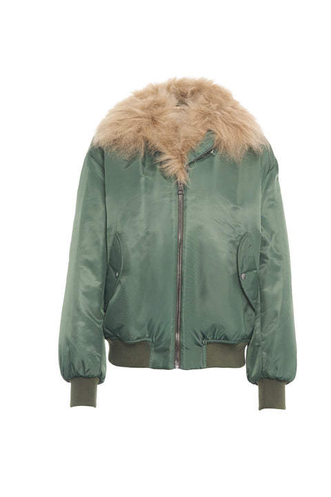 Giacca bomber in montone