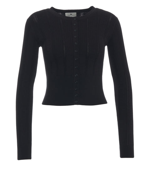 Cardigan in misto seta