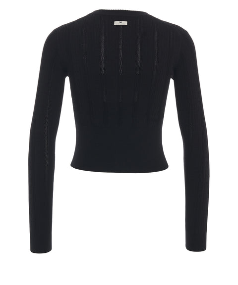Cardigan in misto seta