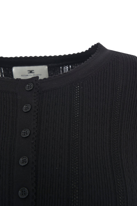 Cardigan in misto seta