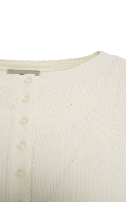 Silk blend cardigan