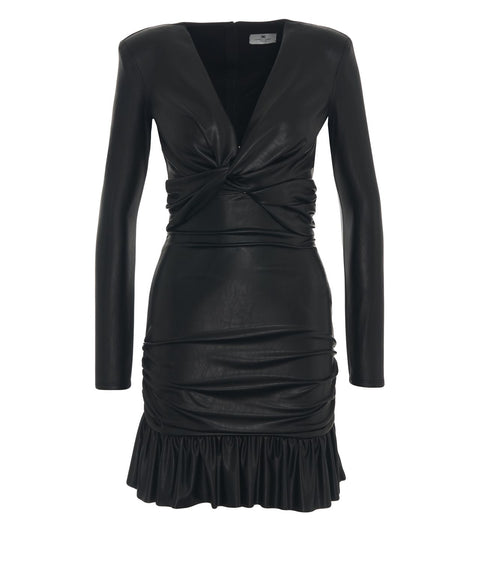 Minikleid mit V-Ausschnitt