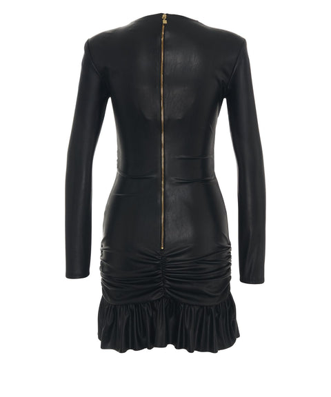 Minikleid mit V-Ausschnitt