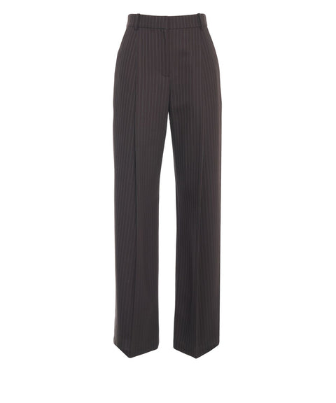 Pinstriped trousers