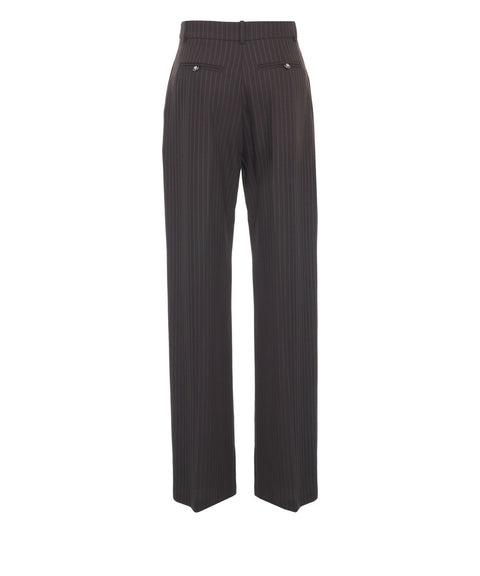 Pinstriped trousers