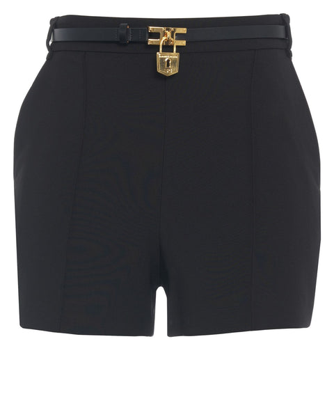 Shorts mit Taillengürtel