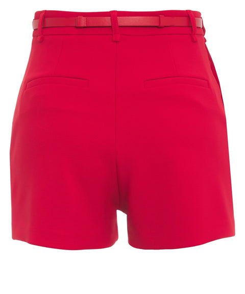 Shorts with waist belt