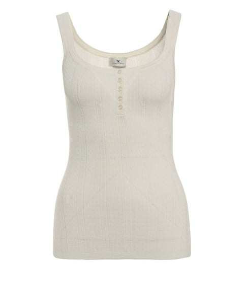 Top in misto seta