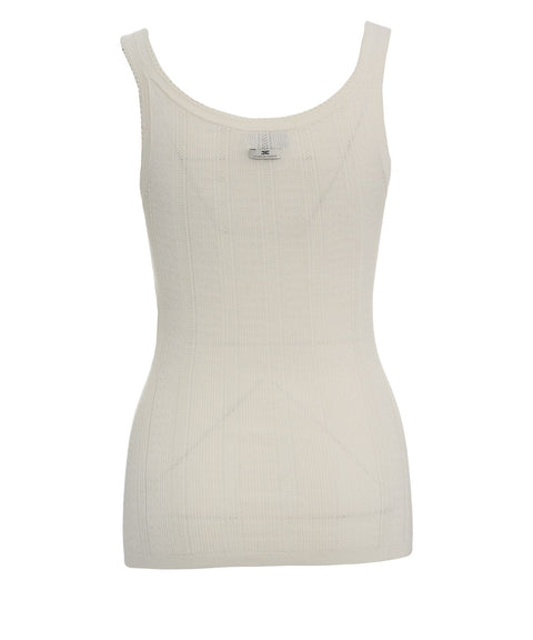 Top in misto seta