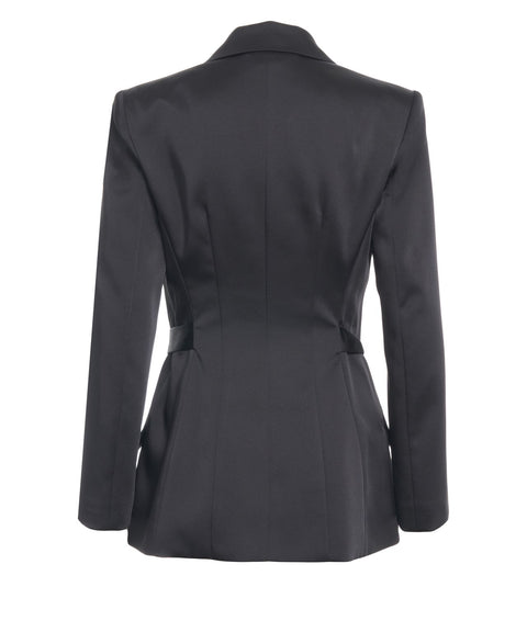 Blazer mit Taillengürtel