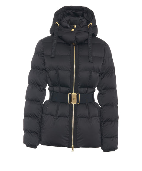Giacca puffer con cintura in vita