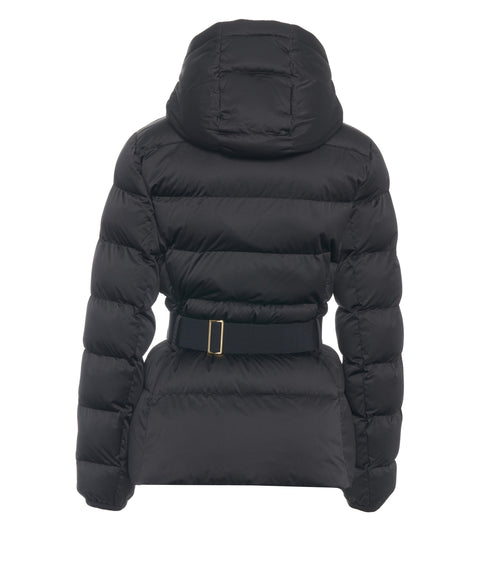 Giacca puffer con cintura in vita