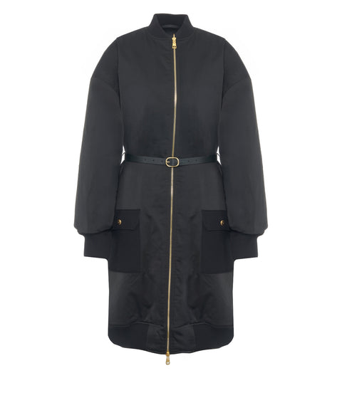Parka con cintura