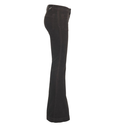 Flared corduroy trousers 'Delphine'