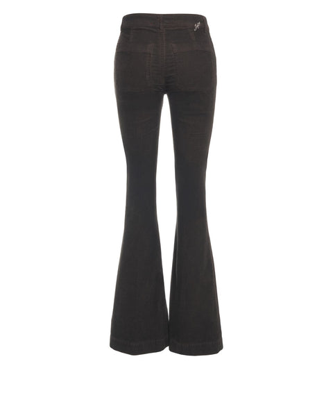 Flared corduroy trousers 'Delphine'