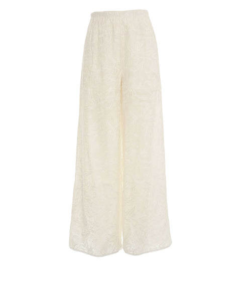 Pantaloni con motivo floreale 'Eos'