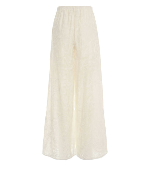 Pantaloni con motivo floreale 'Eos'