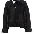Blusa con colletto a fiocco 'Firenze'