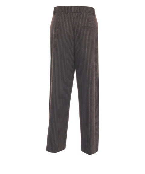 Pinstriped pants 'Noa Crop'