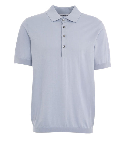 Polo in misto cotone-seta