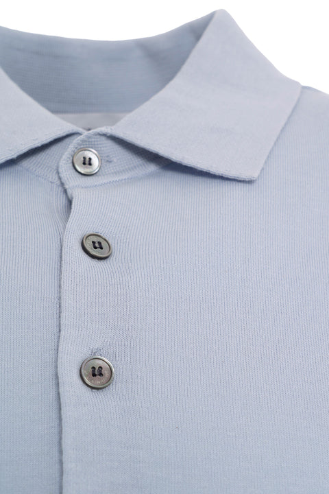 Polo in misto cotone-seta