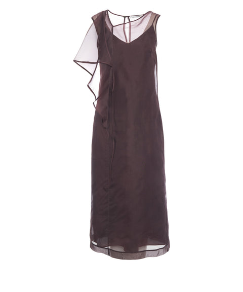 Abito midi in seta 'Dashiko'
