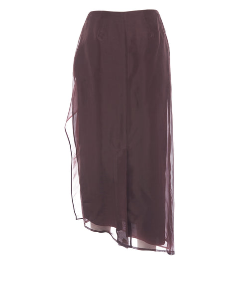 Silk maxi skirt 'Niri'