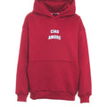 Hoodie with logo lettering