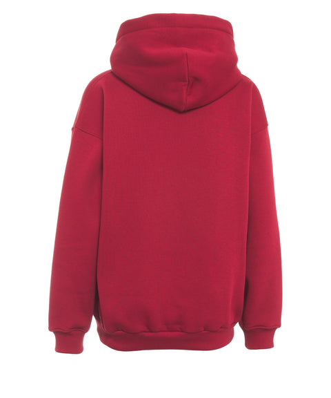 Hoodie con scritta logo