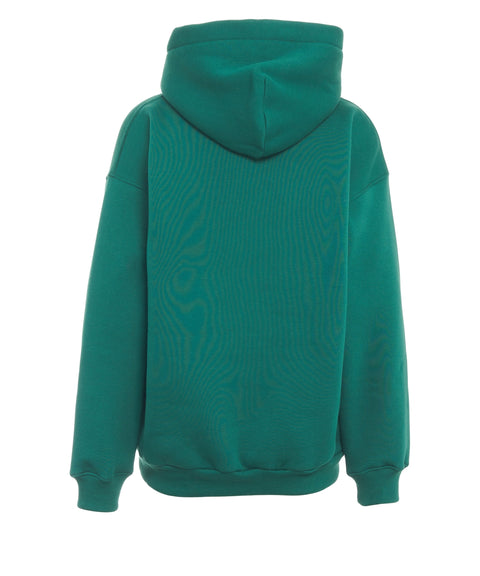 Hoodie con scritta logo
