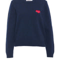 Sweater with logo embroidery