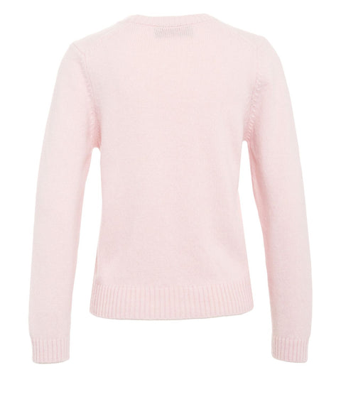 Maglione con ricamo logo