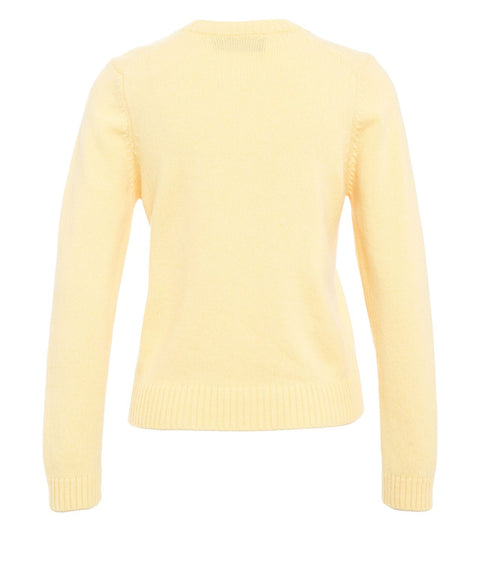 Maglione con ricamo logo