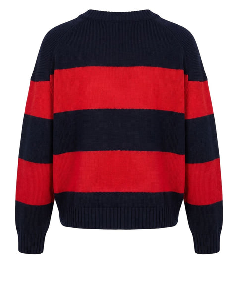 Pullover mit Logostickerei