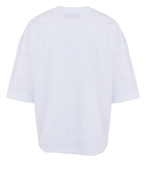 T-Shirt mit Logostickerei