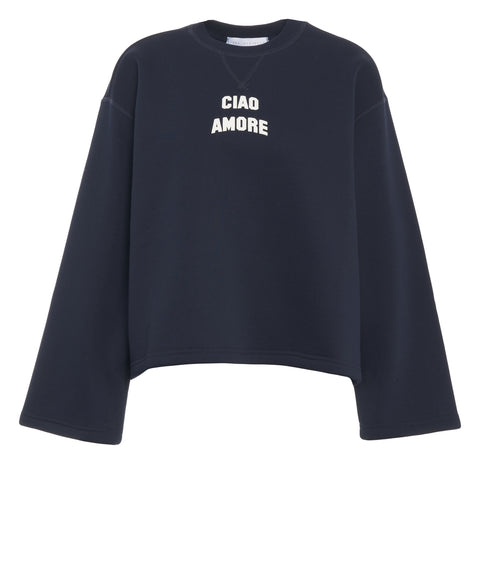 Sweatshirt mit Logoschriftzug