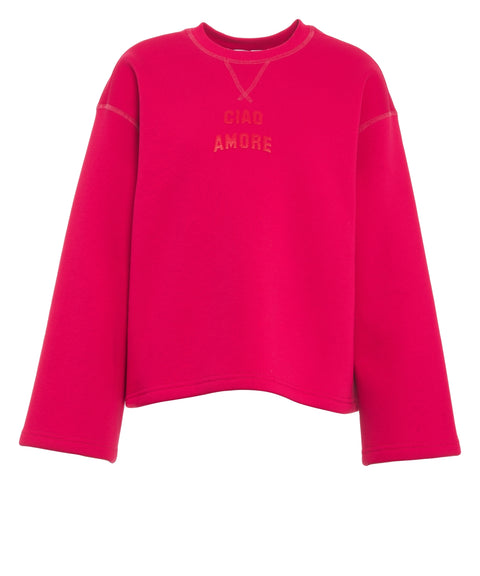 Sweatshirt mit Logoschriftzug