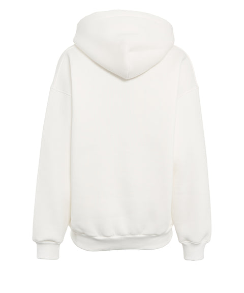 Hoodie con scritta logo