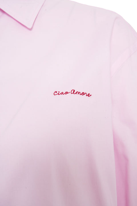 Camicia con ricamo del logo