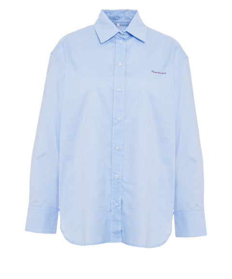 Camicia con ricamo del logo