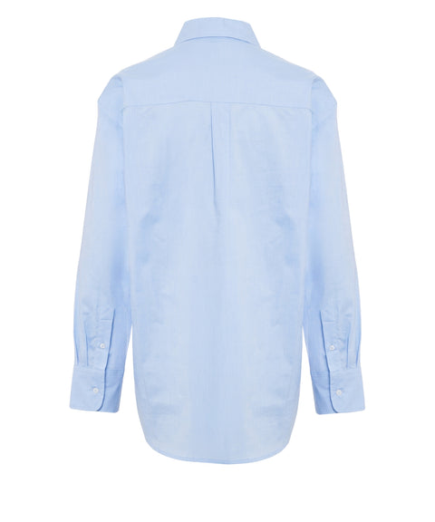 Camicia con ricamo del logo