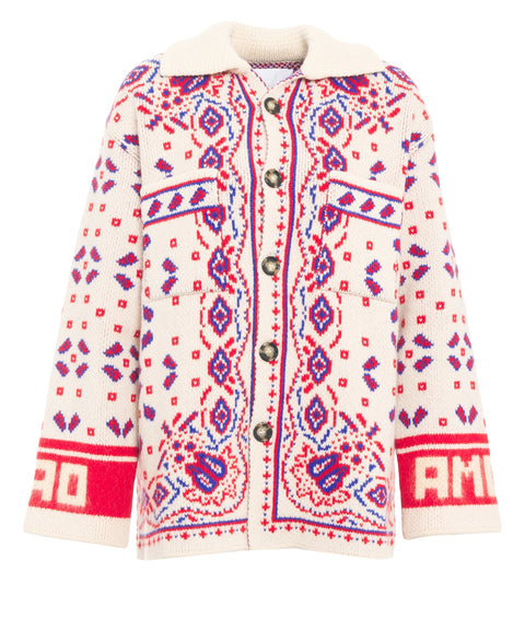 Cardigan stile norvegese