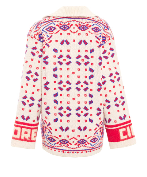 Cardigan stile norvegese