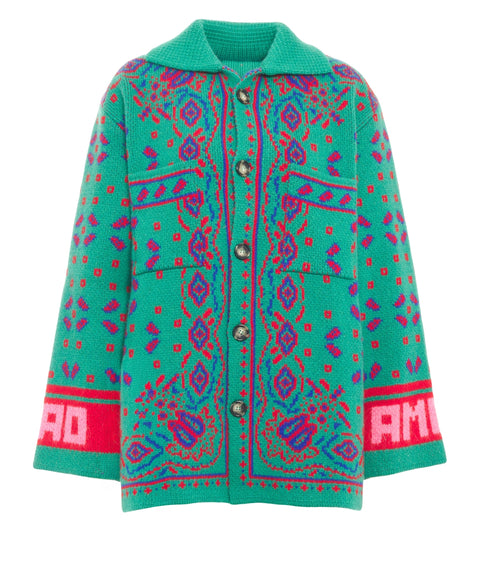 Cardigan stile norvegese