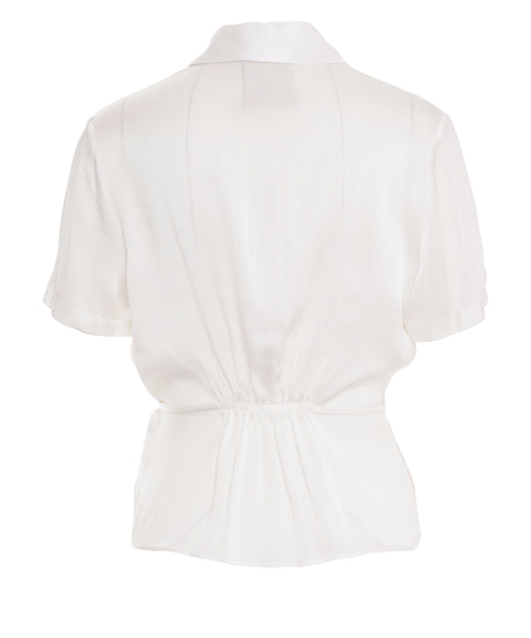 Bluse aus Seidengemisch