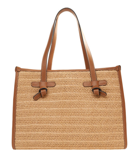 Raffia handbag 'Marcella'